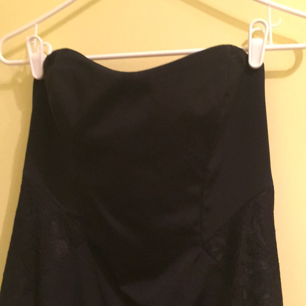 Nicole Miller black strapless dress size 10